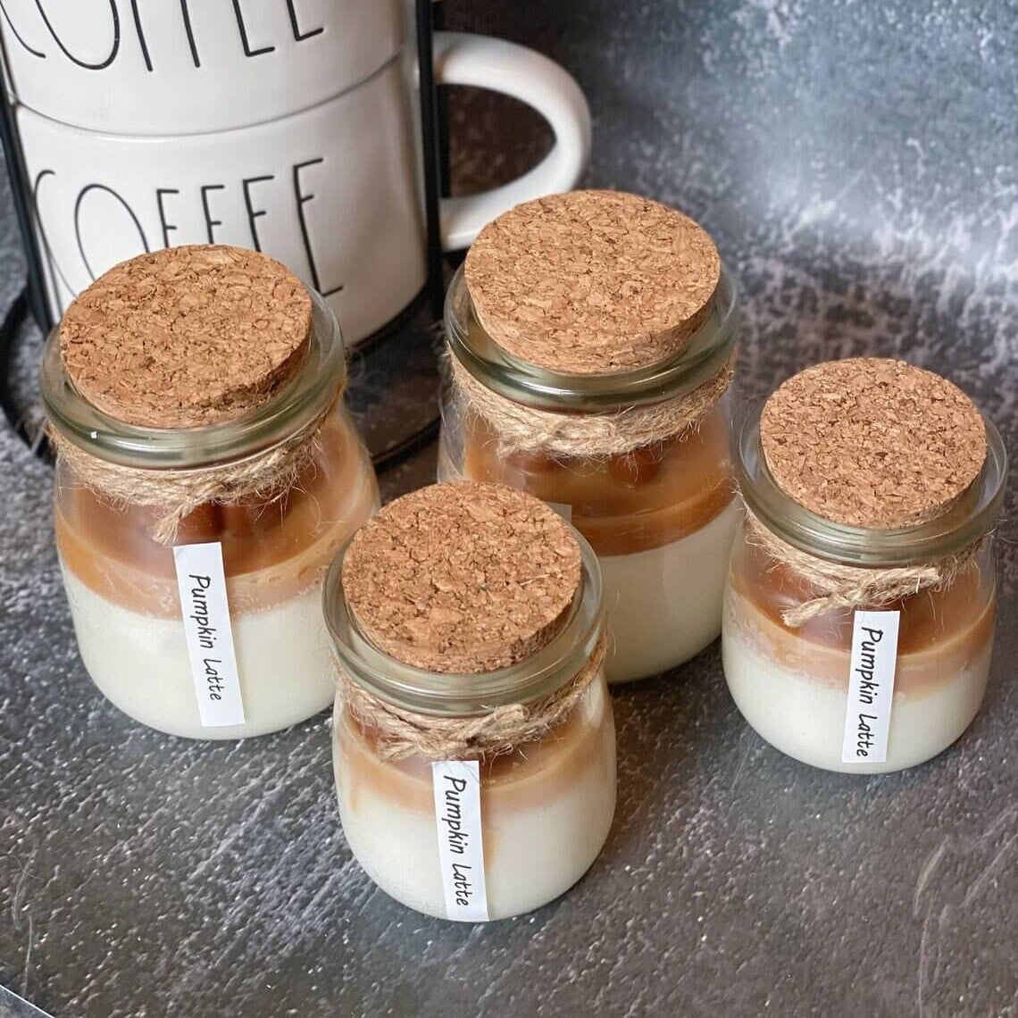 Coffee Candle in Glass Jar
