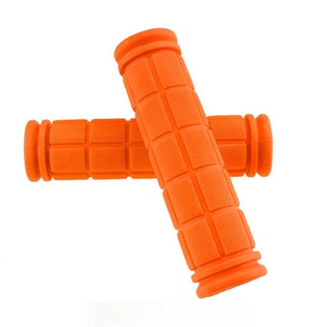 Colorful Cycling Handlebar Cover Bicycle Scooter Handle Bar Rubber Soft Durable Non-Slip End Grip Mountain Road Bicycle Handlebar Grips Specialized Replacement Bike Grips For Beach Scooter Mountain Bicycle