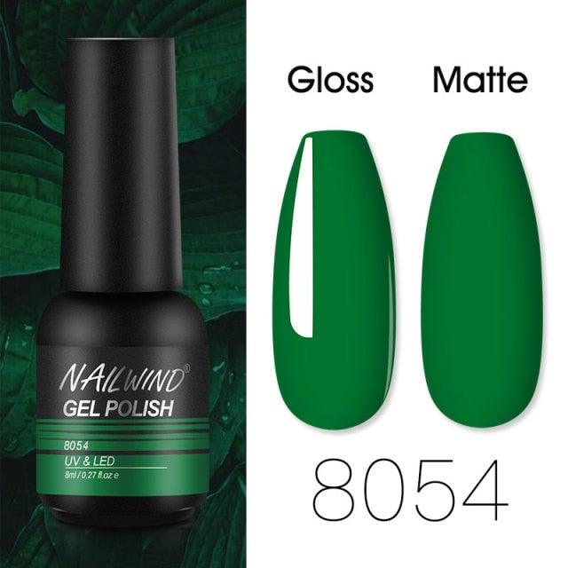 Colorful Glossy Gel Nail Polish 8ml Modern Permanent UV LED Nails Gel Luxury Fashion For Women and Girls Shine Design