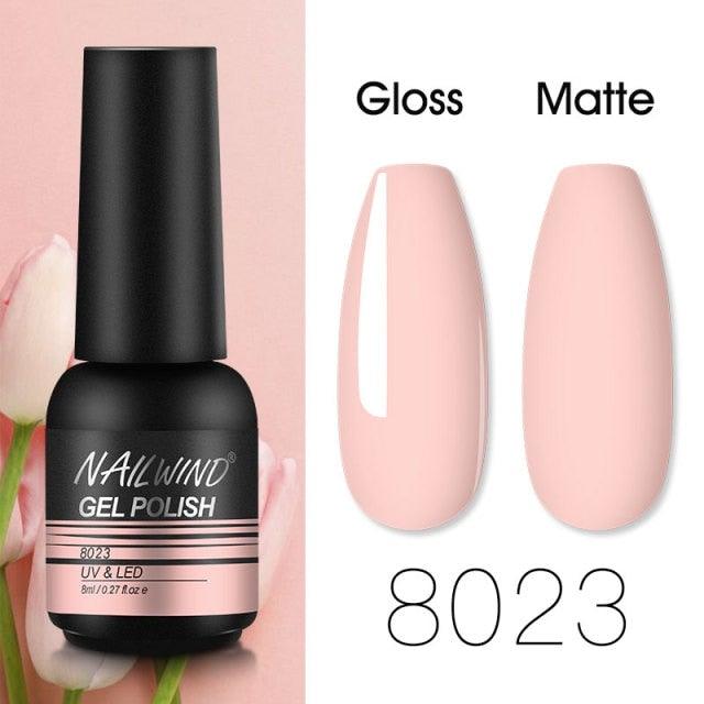 Colorful Glossy Gel Nail Polish 8ml Modern Permanent UV LED Nails Gel Luxury Fashion For Women and Girls Shine Design