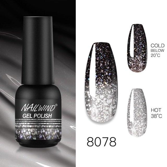 Colorful Glossy Gel Nail Polish 8ml Modern Permanent UV LED Nails Gel Luxury Fashion For Women and Girls Shine Design