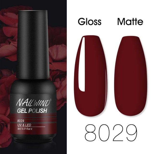 Colorful Glossy Gel Nail Polish 8ml Modern Permanent UV LED Nails Gel Luxury Fashion For Women and Girls Shine Design