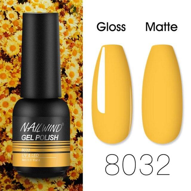 Colorful Glossy Gel Nail Polish 8ml Modern Permanent UV LED Nails Gel Luxury Fashion For Women and Girls Shine Design
