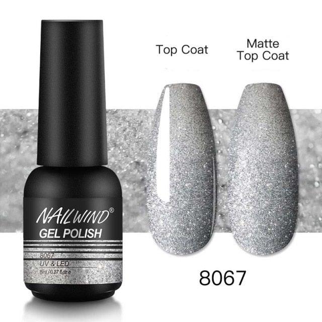 Colorful Glossy Gel Nail Polish 8ml Modern Permanent UV LED Nails Gel Luxury Fashion For Women and Girls Shine Design