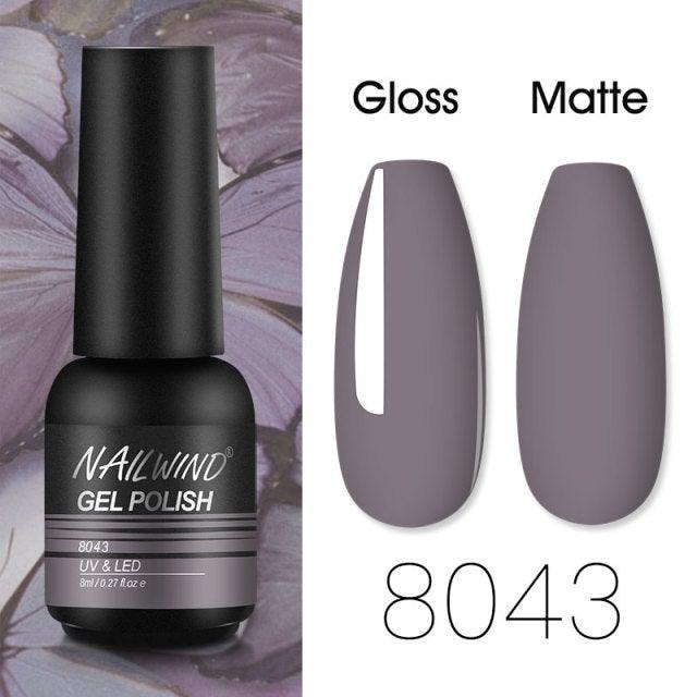 Colorful Glossy Gel Nail Polish 8ml Modern Permanent UV LED Nails Gel Luxury Fashion For Women and Girls Shine Design