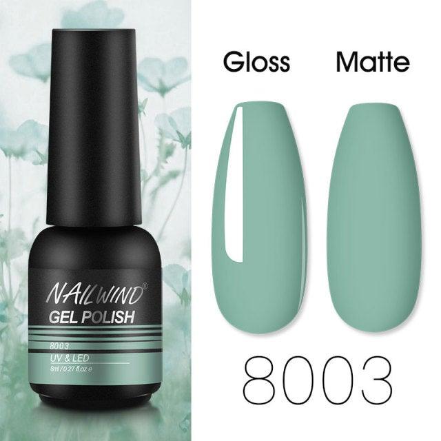 Colorful Glossy Gel Nail Polish 8ml Modern Permanent UV LED Nails Gel Luxury Fashion For Women and Girls Shine Design