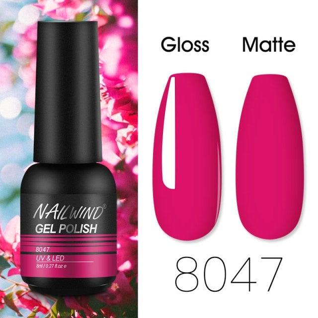 Colorful Glossy Gel Nail Polish 8ml Modern Permanent UV LED Nails Gel Luxury Fashion For Women and Girls Shine Design