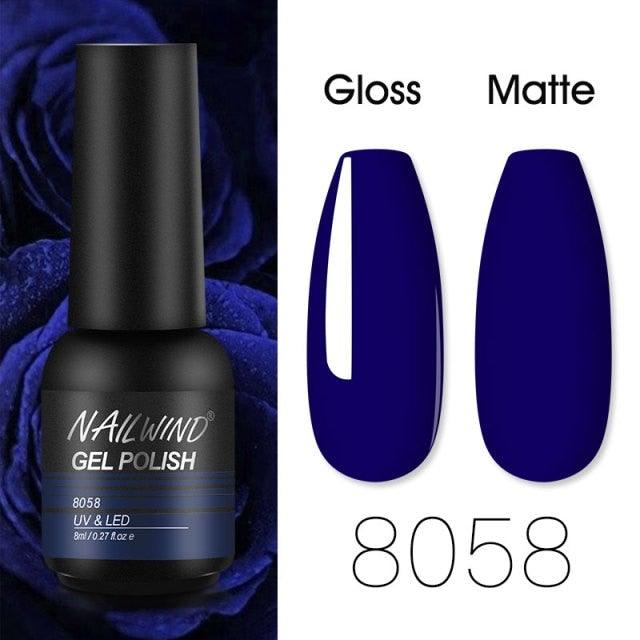 Colorful Glossy Gel Nail Polish 8ml Modern Permanent UV LED Nails Gel Luxury Fashion For Women and Girls Shine Design