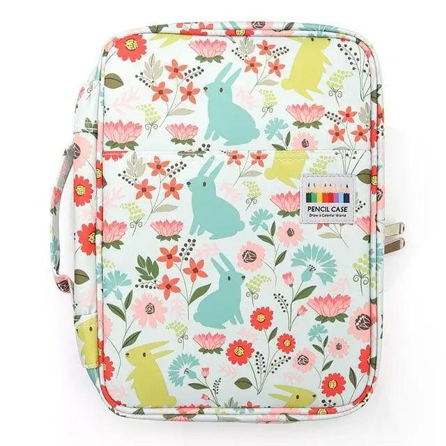 Colorful Large Capacity Pencil Bag Organizer Portable Multilayer Holder  Big Pencil Bag