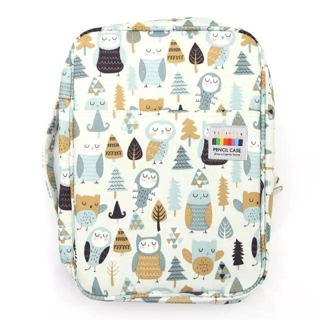 Colorful Large Capacity Pencil Bag Organizer Portable Multilayer Holder  Big Pencil Bag