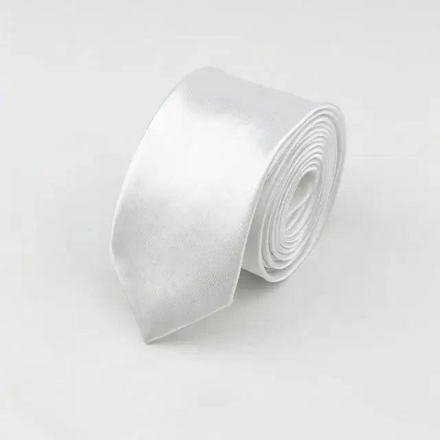 Colorful Men Polyester Slim Men Necktie Simple Design Party Necktie Wedding And Daily Wear Neck Ties