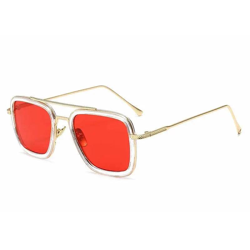 Cool Glasses Modern  Elegant Cosplay Vintage Retro  Sunglasses Vintage Aviator Square Sunglasses for Men Gold Frame Retro  Classic Sunglasses