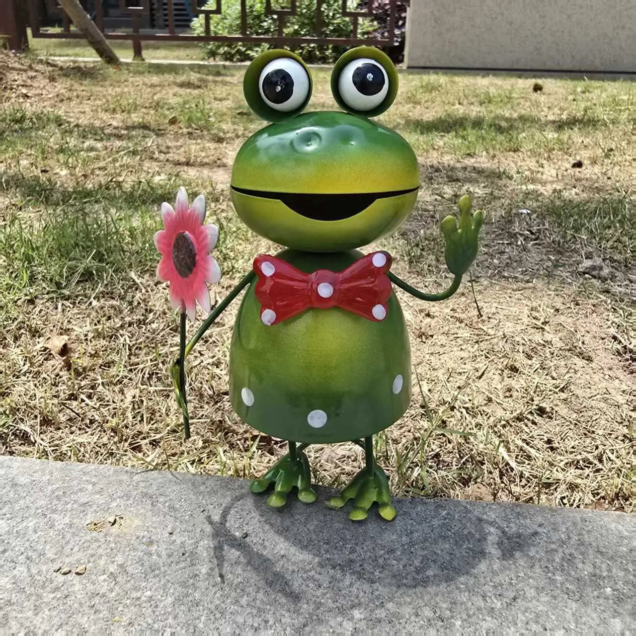 Creative Cartoon Cute Frog Outdoor Decorative Ornament