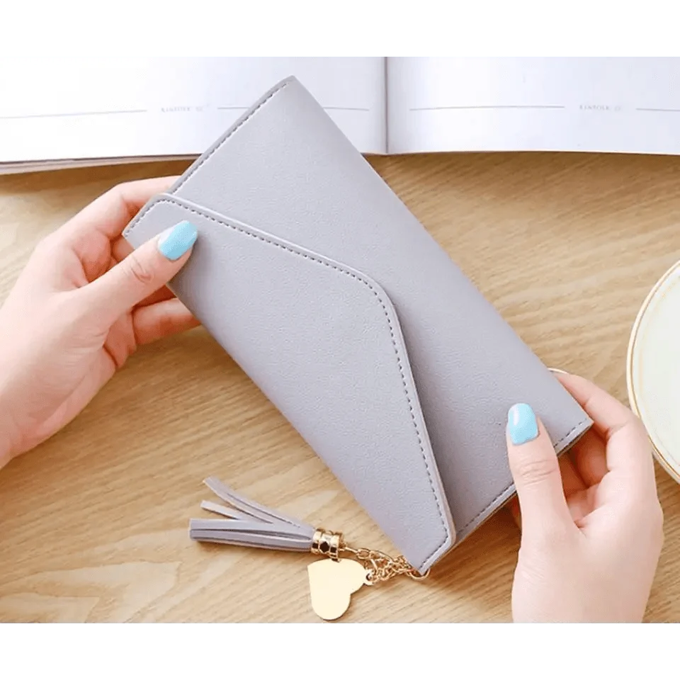 Dazzling Wallets For Phone, Clutch Bag, Purses, Long Wallets For Girl And Ladies Cute Money Coin Pocket And Card Holder Tassel Wallets