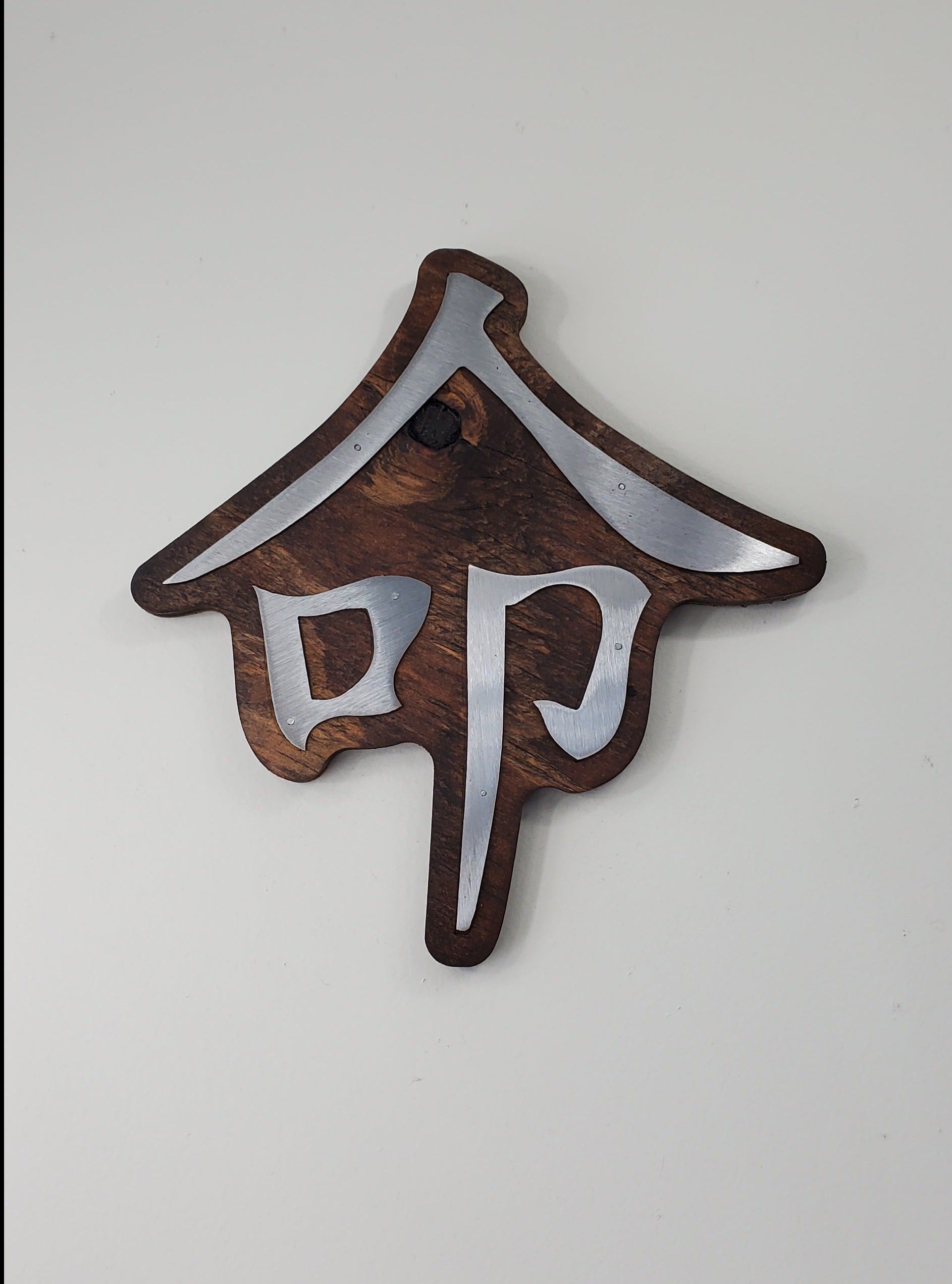 Destiny Word in Japanese | Kanji Silhouette Stylized Metal Wall Art | Made in USA