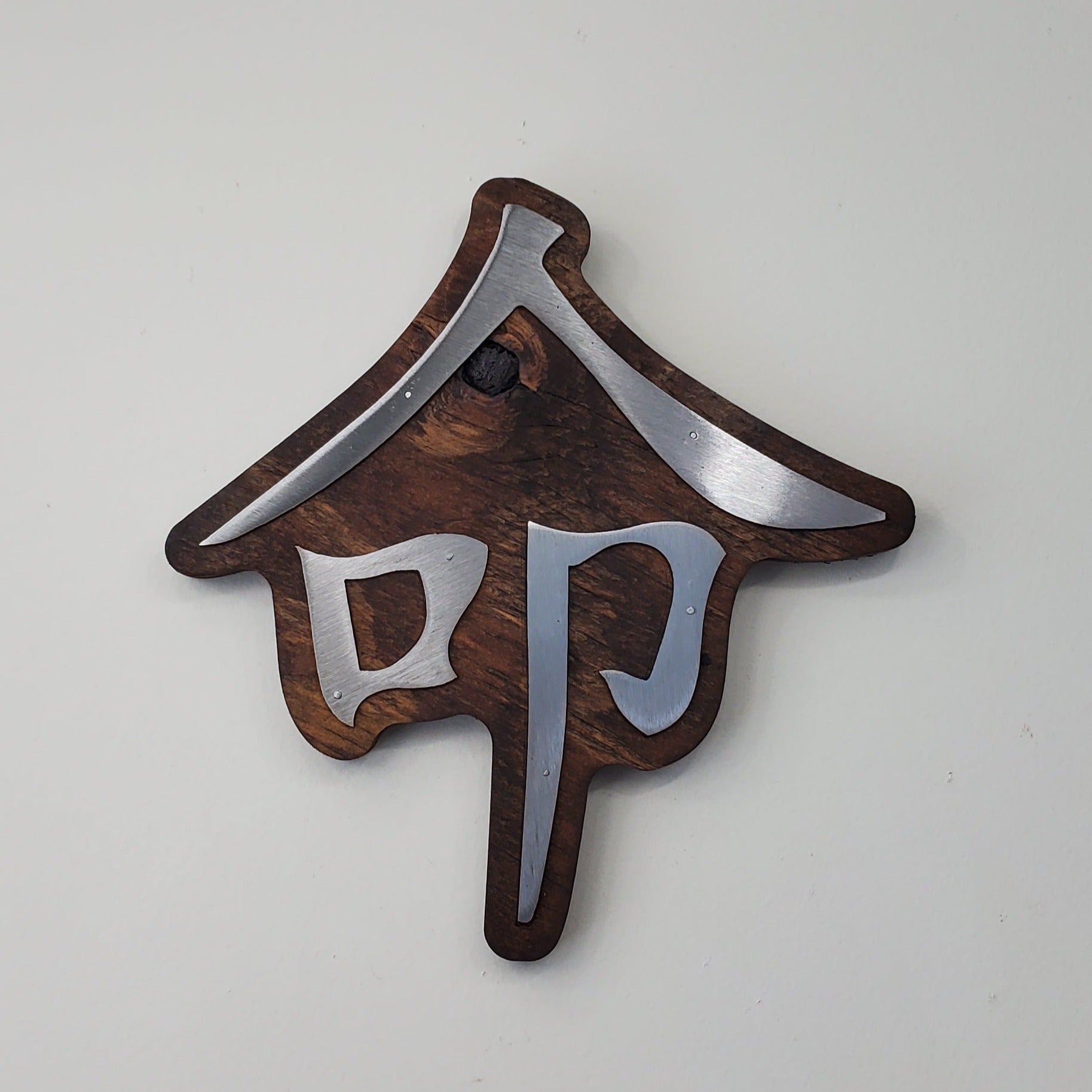 Destiny Word in Japanese | Kanji Silhouette Stylized Metal Wall Art | Made in USA