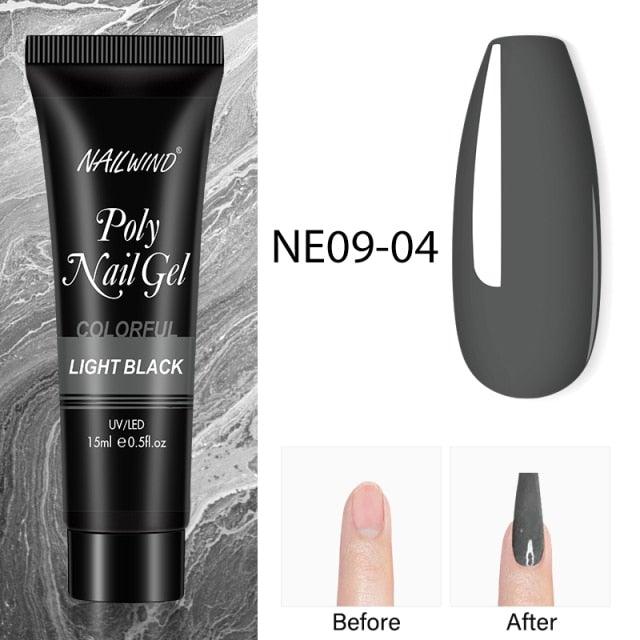 Diamond Gel Nail Polish Poly 15ml Semi Permanent UV Manicure Reflective Sparkling Luxury Shine Design For Women and Girls