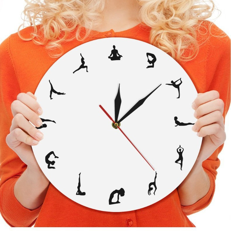 DIY Ballet Girl Wall Clock Acrylic Bedroom