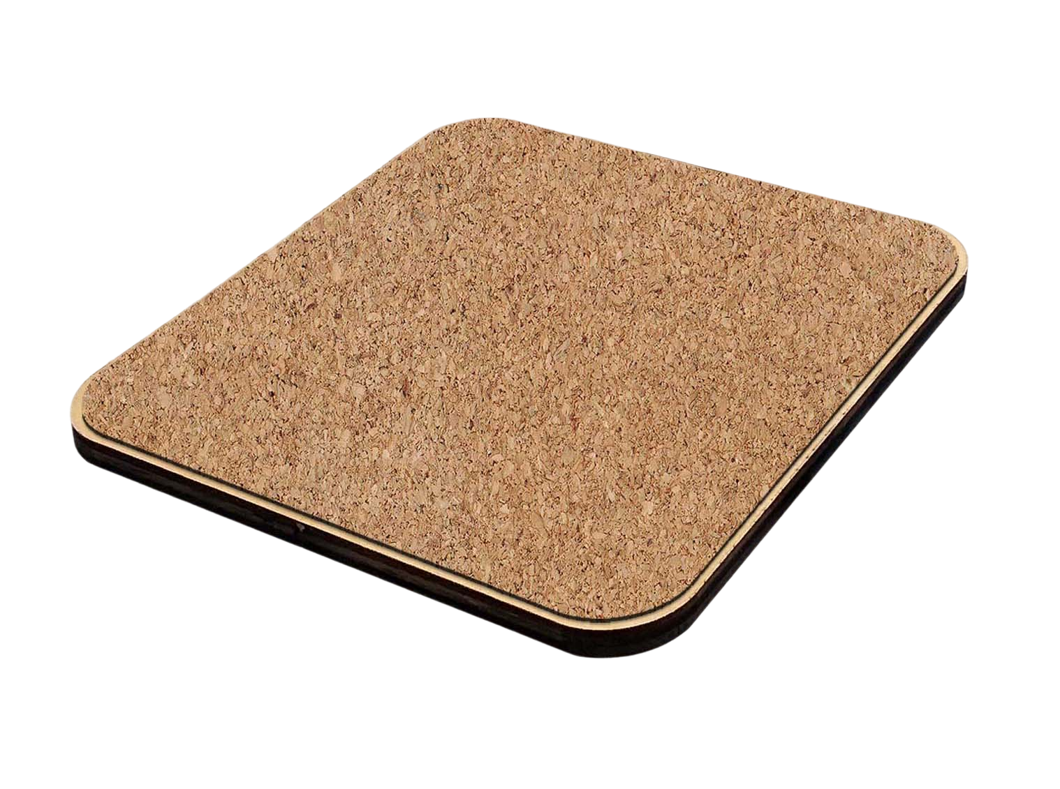 Sophisticated Cats Family Wooden Cork Coasters Gift Set of 4 - Cat Dog Pets Decor - 8199435C-S4