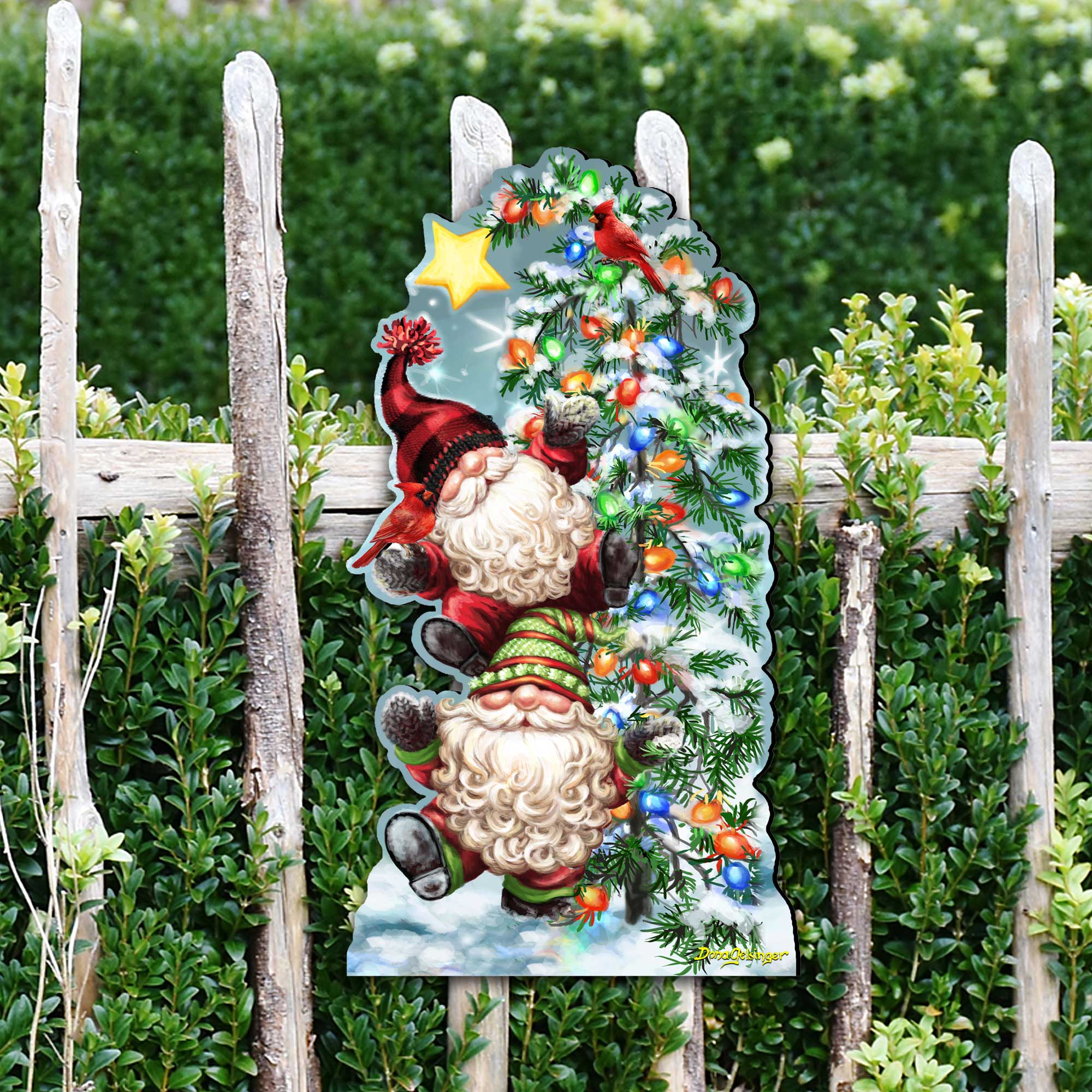 Trimming the Tree Holiday Door Decor by D. Gelsinger - Christmas Decor - 8461064H-DG