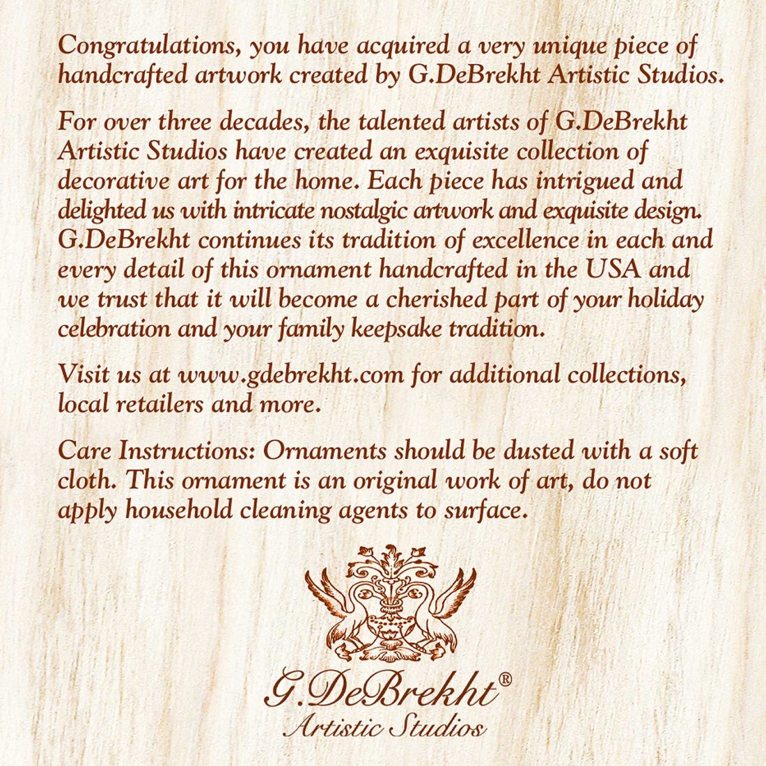 Easily AƒMoosed in Lupine Mercury Glass Ornament by J. Bergsma - Wildlife Holiday Decor - 7783948-JB