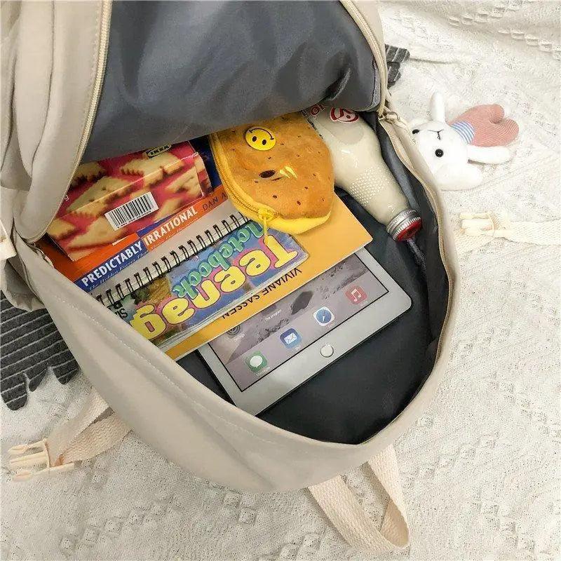 Elegant Female Backpack For Teenager Girls And Women Cute Fashionable Book Schoolbag And Laptop Bag