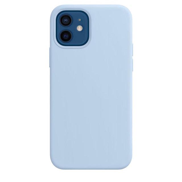 Elegant Style Solid Color Silicone Phone Cases For iPhone 13 14 Pro Max Classic Simple Case For iPhone 13 Pro Cover Slim Fit Silicone Back Cover For iPhone