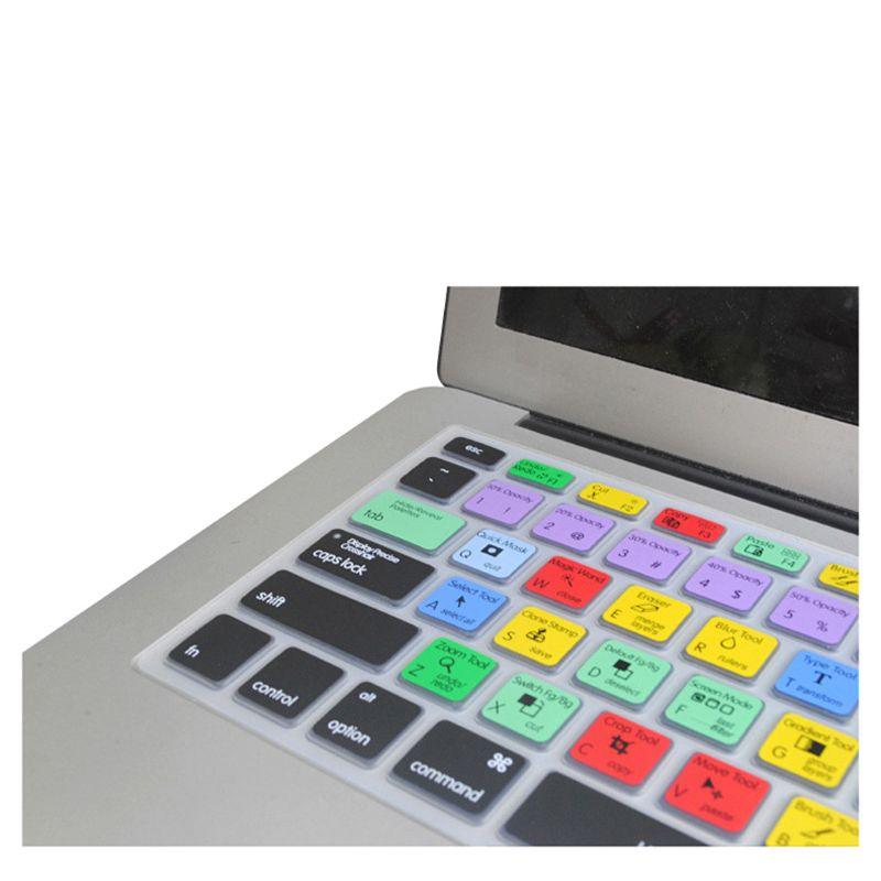 English Adobe Photoshop Shortcut Keys Keyboard Protector Keyboard Covers Perfect Fit Silicone Skin Keyboard Covers For Laptops