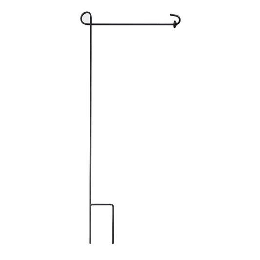 Black Garden Flag Stand
