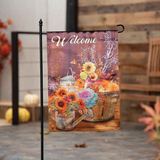 Everything Fall Lustre Garden Flag