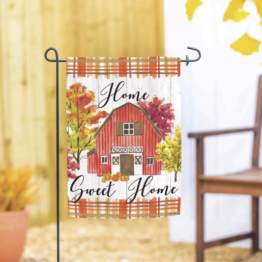 Home Sweet Home Moire Garden Flag