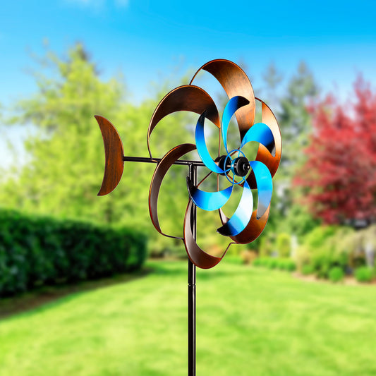 Rustic Moon Wind Spinner