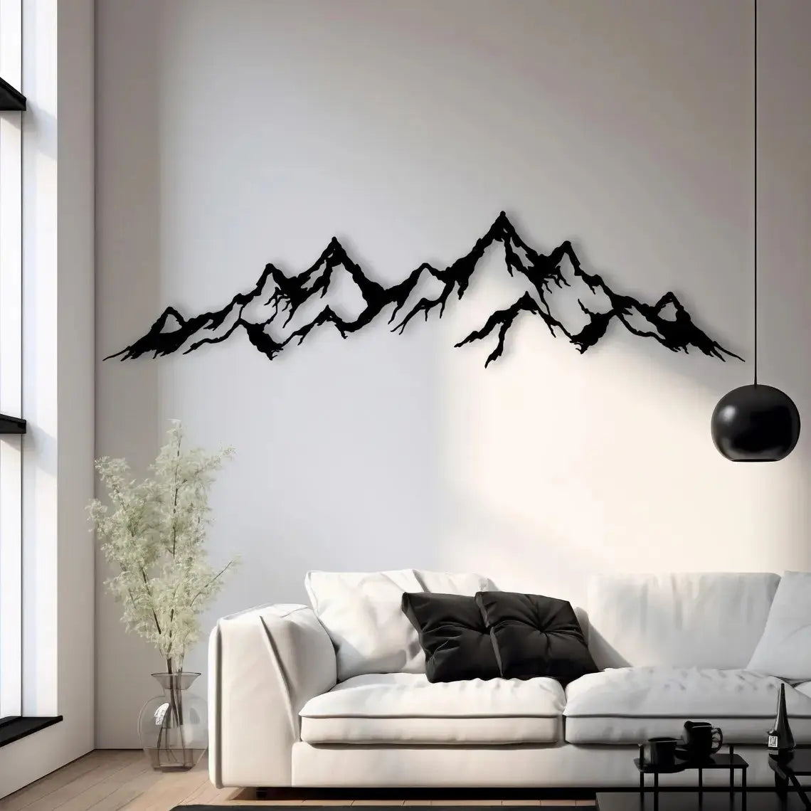 Natural Wrought Iron Wall Decor Hanging Metal Art