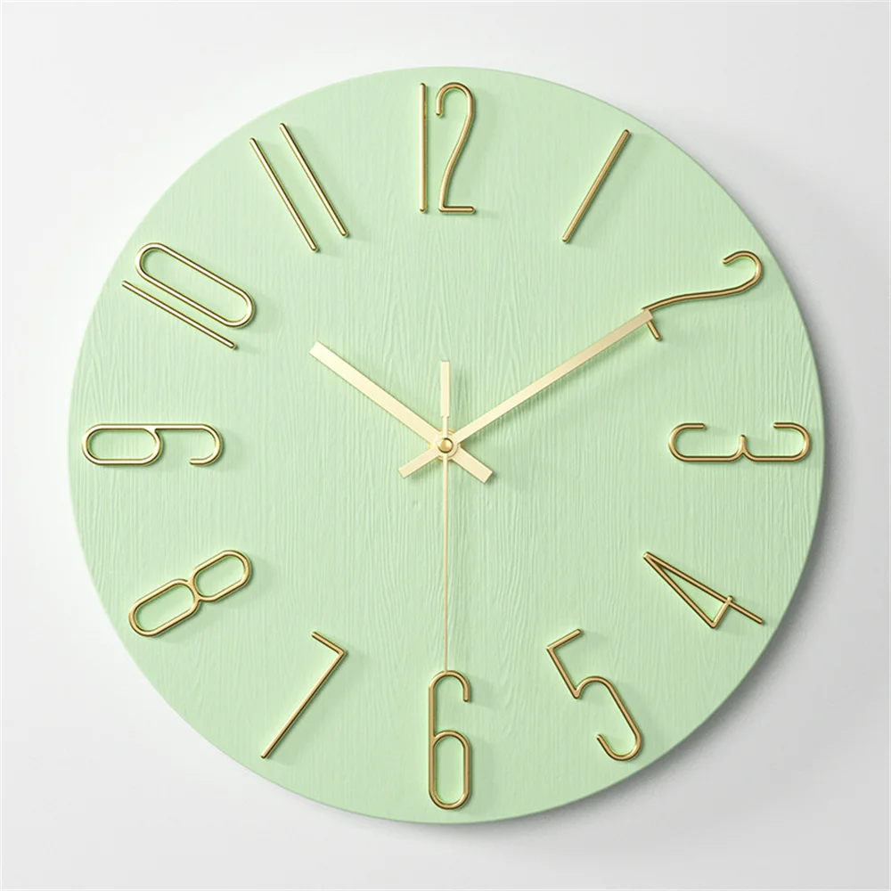 Wall Clock Battery Powered Clocks 12 Inch Small Clock Analog Clock Suitable for Home Office Bedroom Kitchen Classroom School