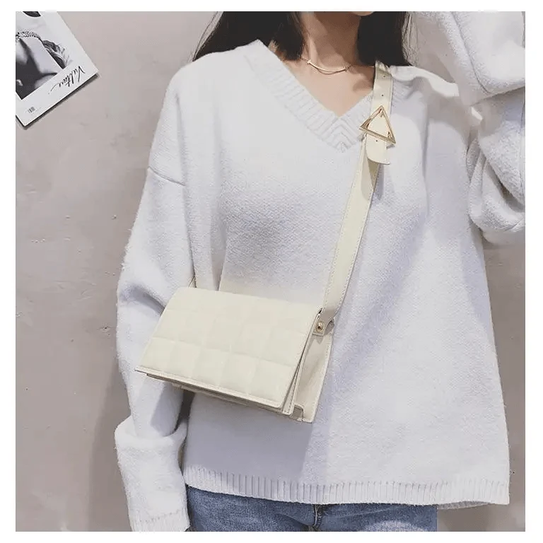 Fabulous Luxury Shoulder Bag Shiny Pu Leather Crossbody Bags For Women Small Flap Handbag Designer Female Messenger Bags