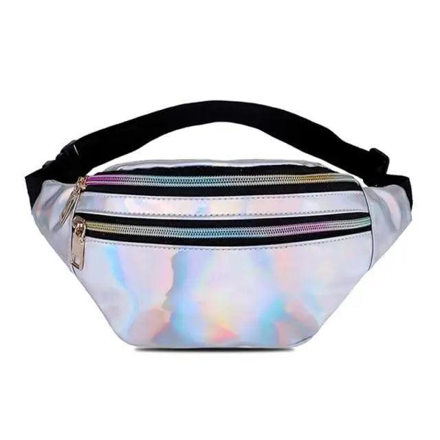 Fashion Holographic Women Waist Bags Modern Fanny Pack Adjustable Belt Bag Excellent Design Waist Packs Chest Phone Pouch