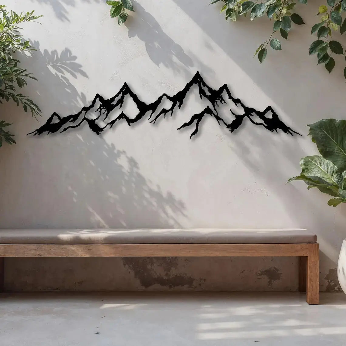 Natural Wrought Iron Wall Decor Hanging Metal Art
