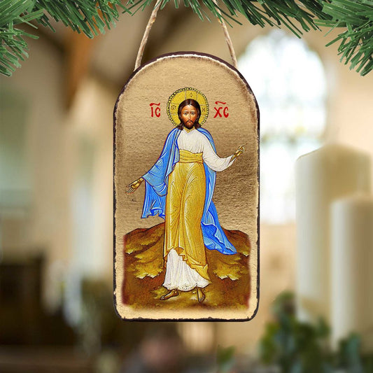 Jesus Religious Christian Sacred Icon Ornament - Inspirational Icon Decor - 87051