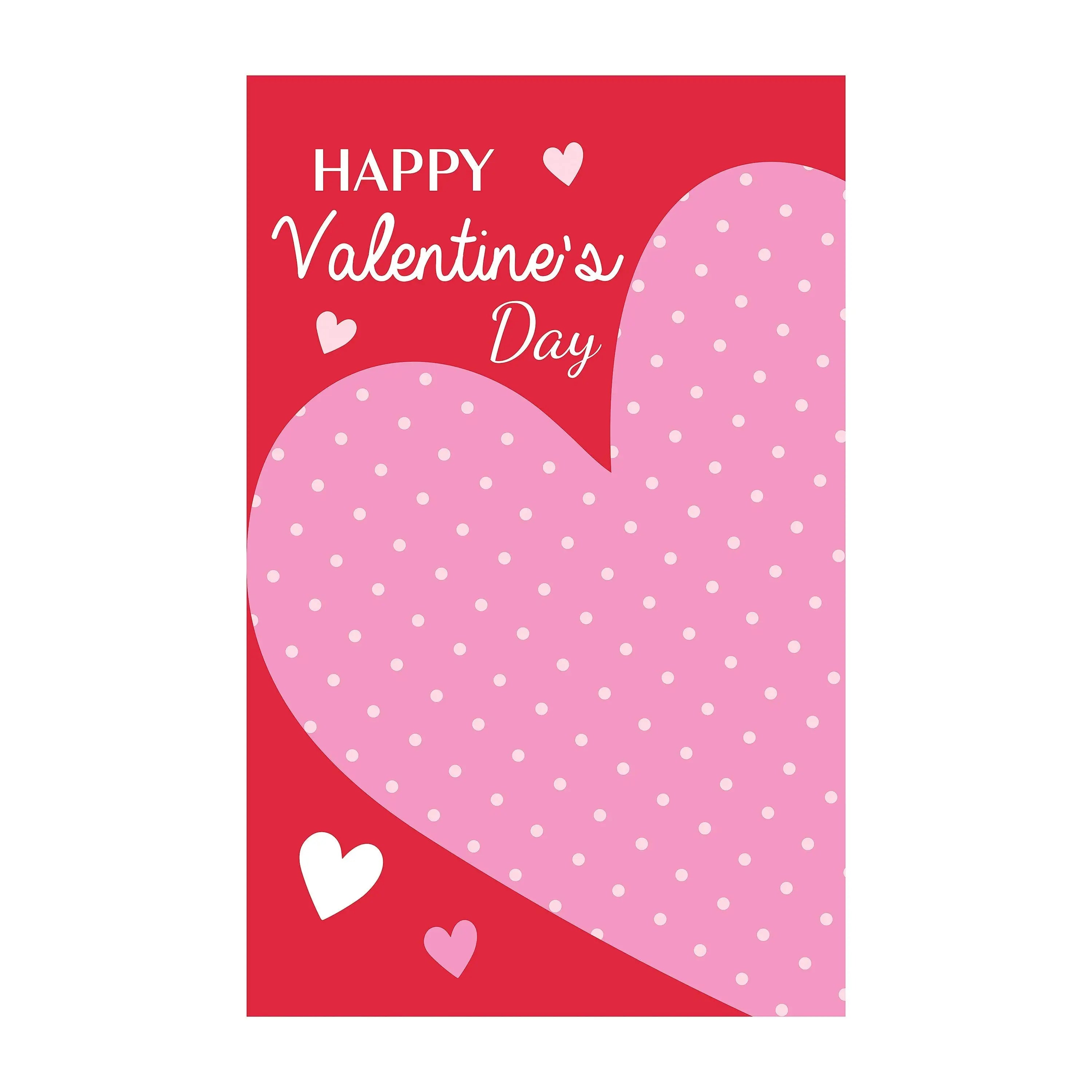 Happy Valentine's Day Basic Applique House Flag