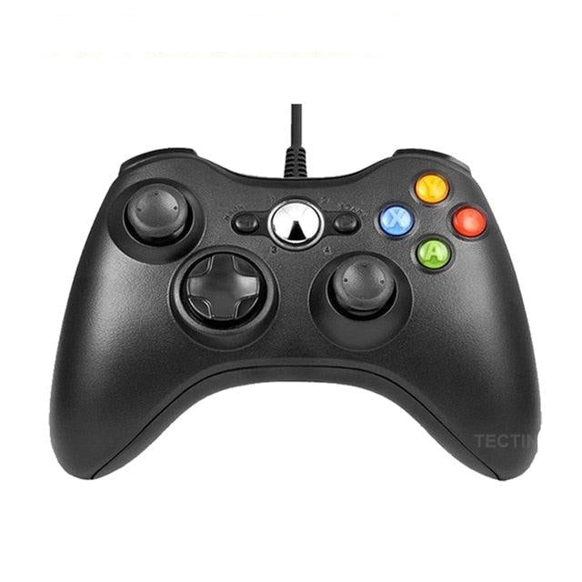High Quality Black USB Wired Joystick Vibration Gamepad Controller Compatible With PC Monitor Laptop Smart TV