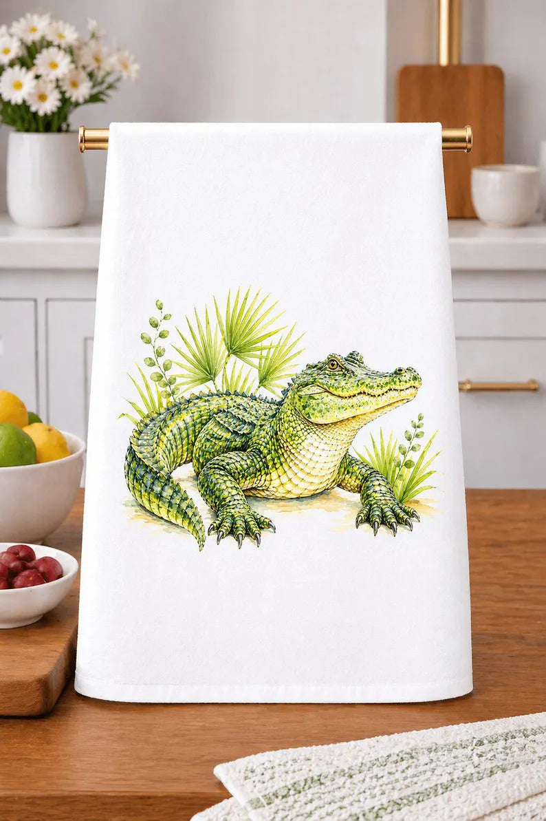 Alligator Kitchen Towel
