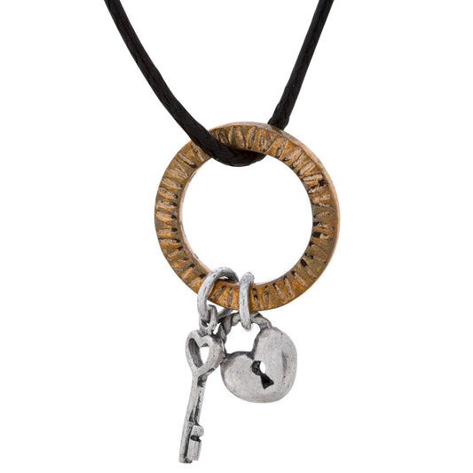 In My Heart Sterling Necklace