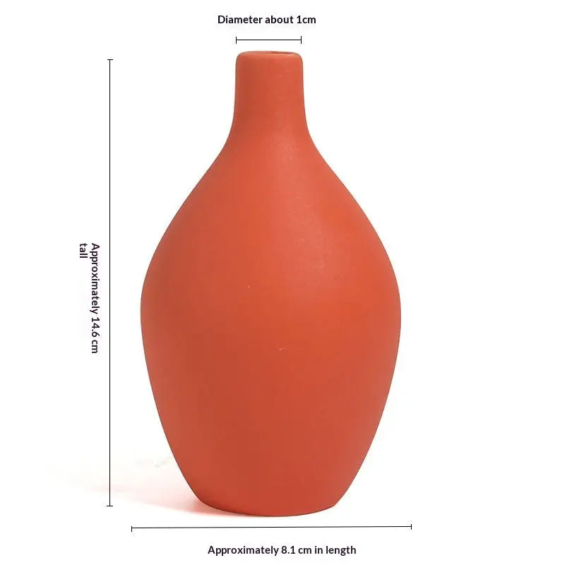 Instagram-style Ceramic Decorative Art Home Hand-painted Vase