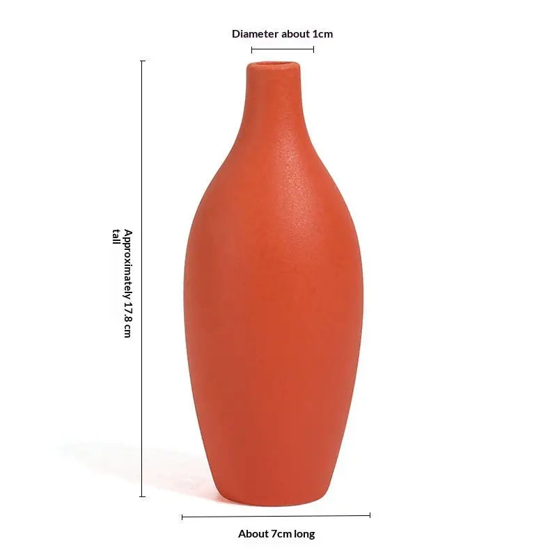 Instagram-style Ceramic Decorative Art Home Hand-painted Vase