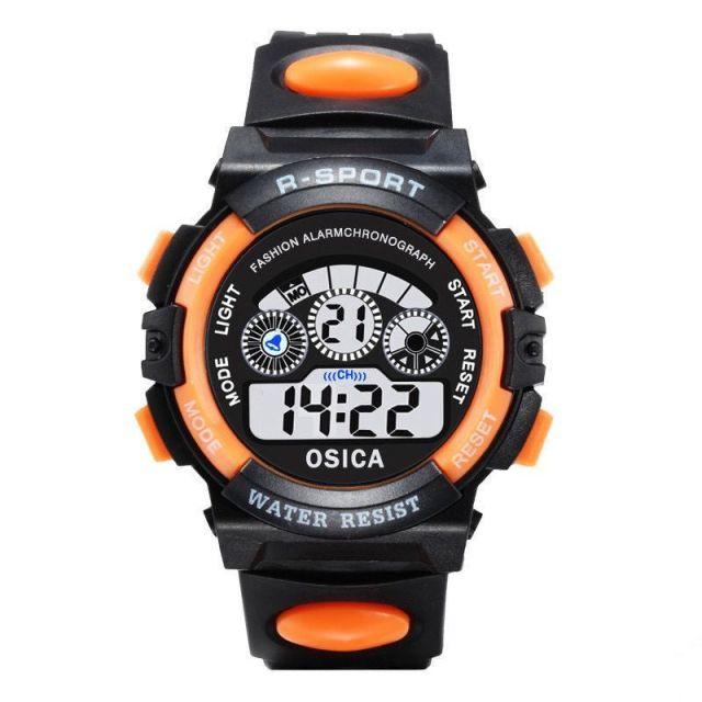 Kids Luminous Watches LED Colorful Flash Digital Waterproof Alarm Date Week Creative Childrens Fashion Waterproof Watch For Girls Boys Kid Sports Outdoor Colorful LED Electrical Watches With Luminous Alarm Stopwatch Child Wristwatch