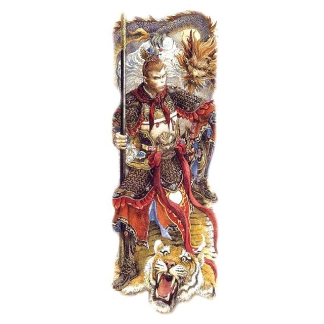 Large Colorful Tattoos For Men Waterproof Dragon Sticker Temporary Luxury Big 3D Tattoo Modern Design