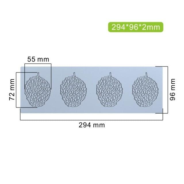 Leaf Cake Mold Coral Leaves Decorative Lace Mat Sugar Craft Silicone Pad Fondant Moulds Decorating Tools Baking Accessories Leaf Mold Fondant Leaf 3D Cake Decorations Styling Chocolate Sugar Cookie Cutter Set Silicone Mold