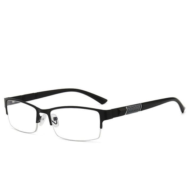 Lightweight Alloy Semi-Rimless Reading Glasses For  Men And Women With Quality Half Frame  Men Reading Glasses  For Men New Retro Eyewear