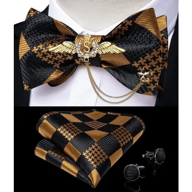 Luxury Pink Solid Men Bow Tie Silk Business Wedding Elegant Bowtie For Men Unique Desing For Every Occasion