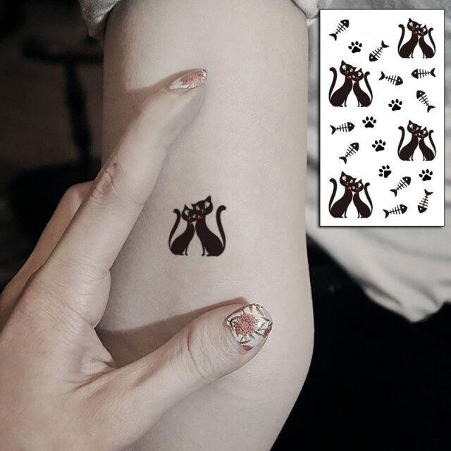 Luxury Womens Different Temporary Waterproof Tattoo Sticker Feather Dandelion Tattoos For Makeup Party